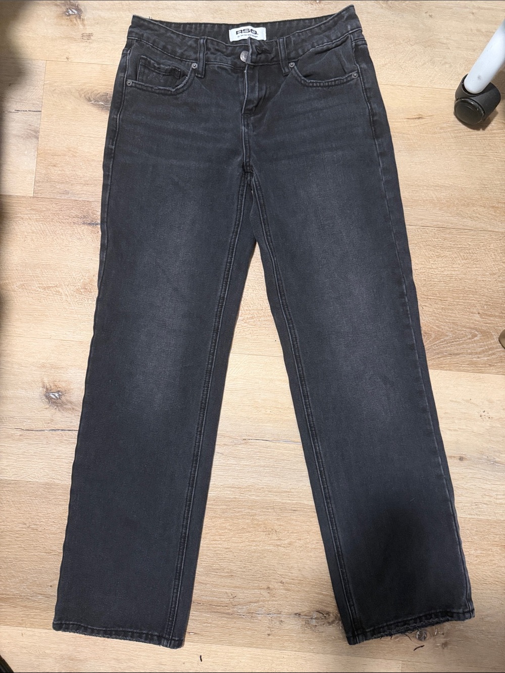 RSQ Black Straight Leg Jeans